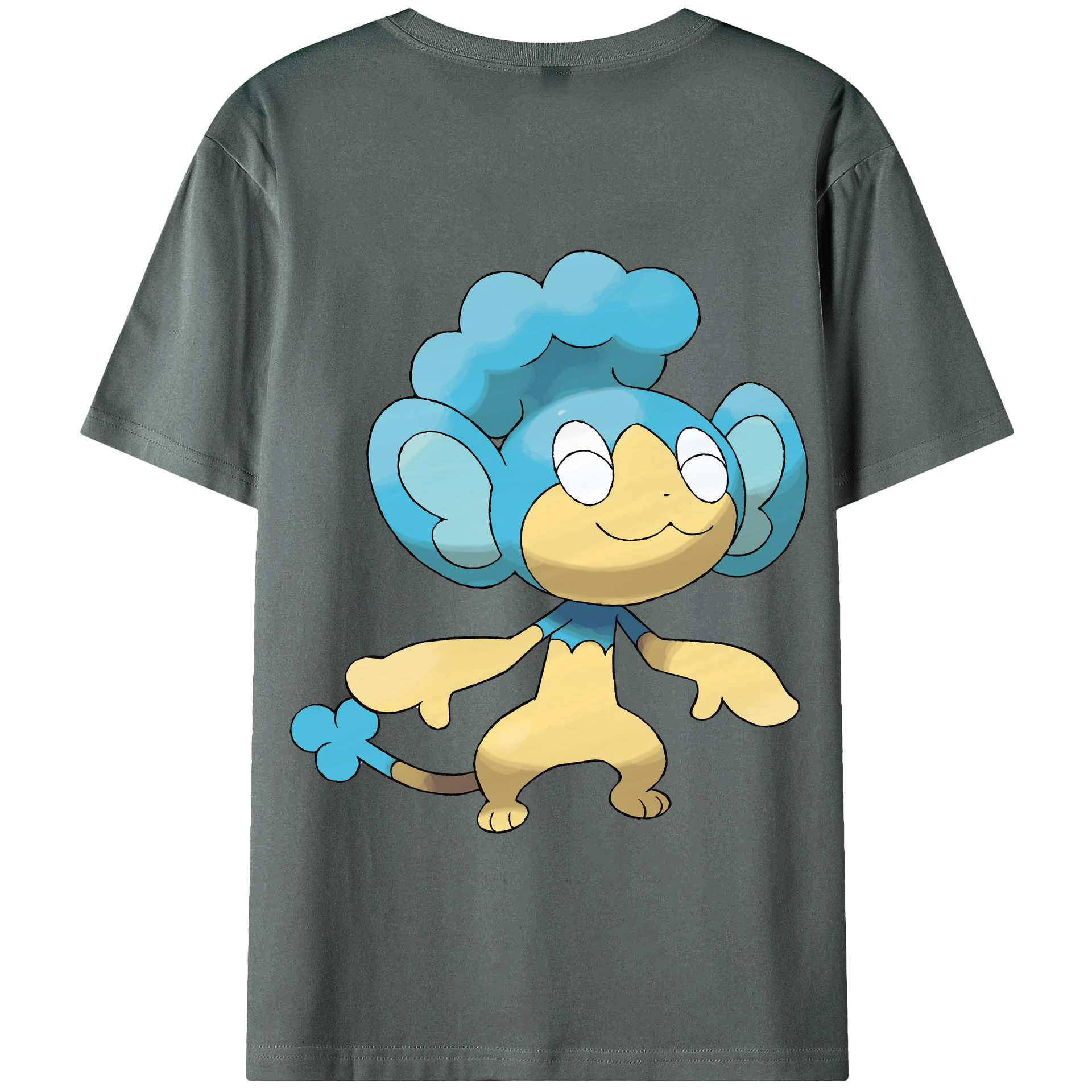 （画像用） ポケットモンスター Pokémon 綿100％半袖Tシャツ（背面プリント）